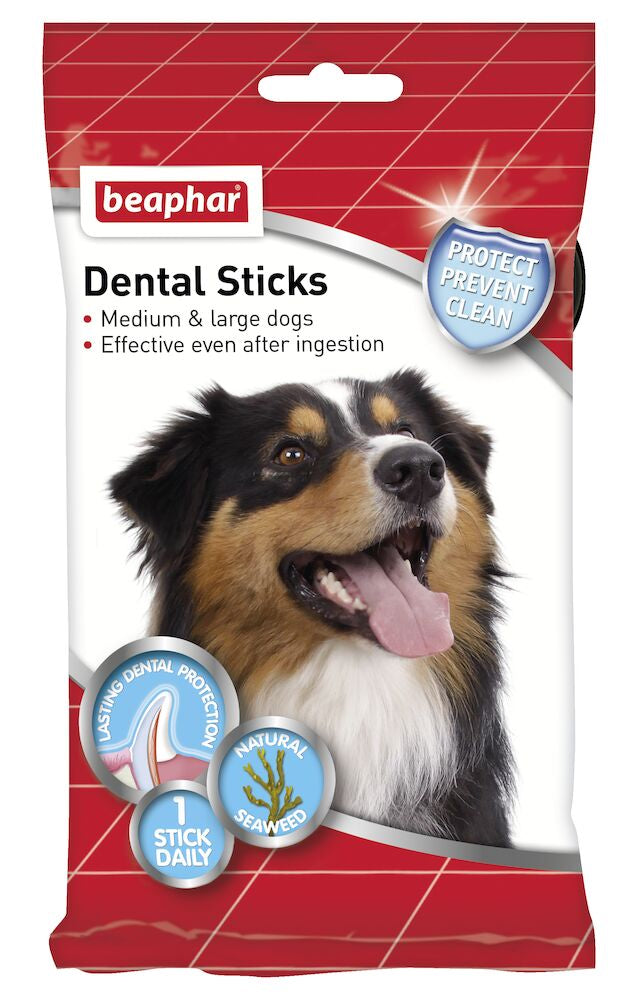 Beaphar - Dental Sticks For Medium & Large Dogs - 182 Gram