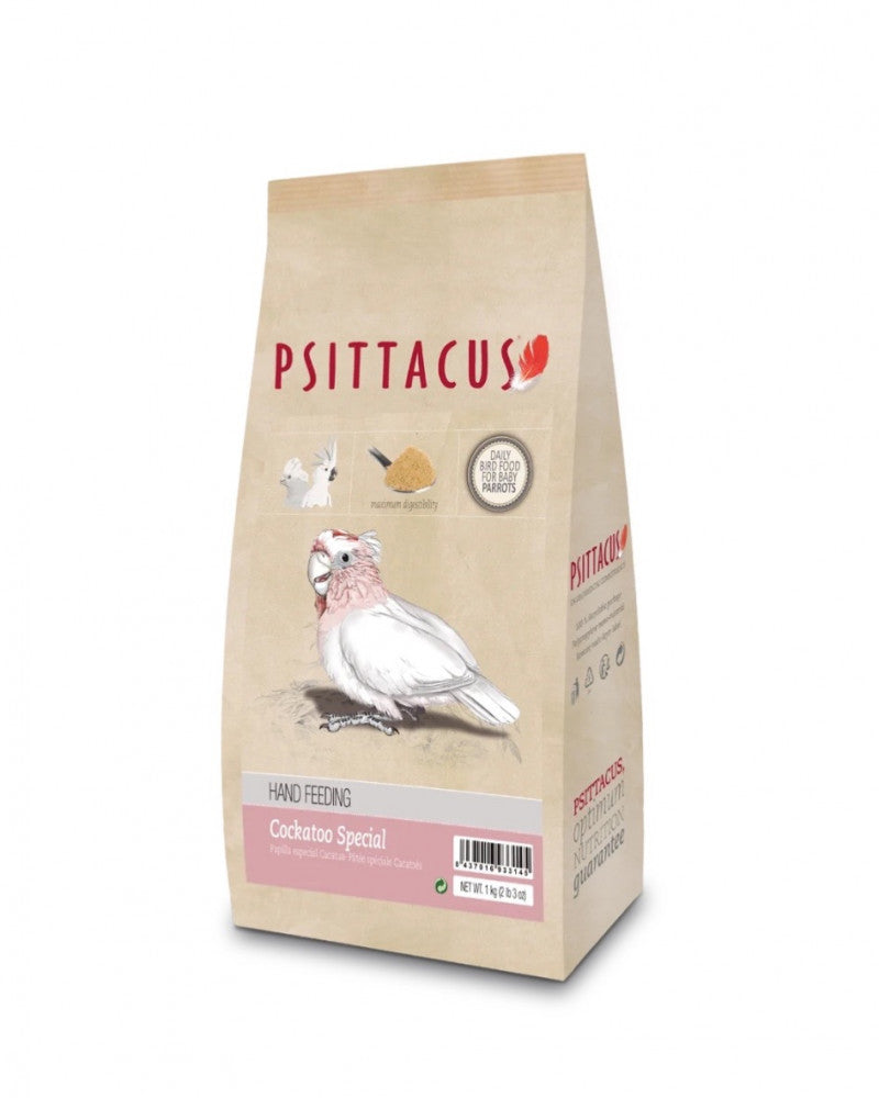 Psittacus Handfeeding Formula Cockatoo سيتاكوس سيريلاك ببغاء الكوكاتو