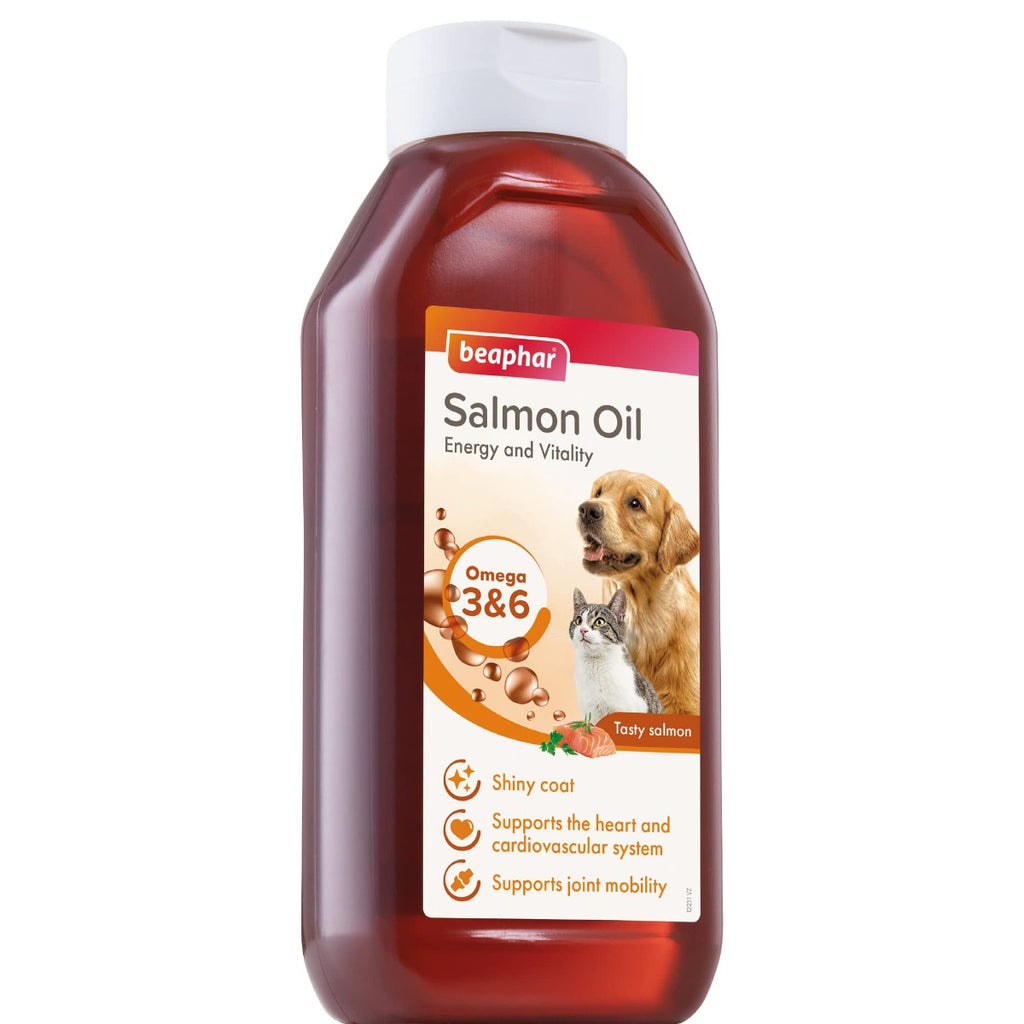 Beaphar - Salmon Oil For Cats and Dogs 430ml بيفار - زيت السالمون مكمل غذائي للقطط والكلاب