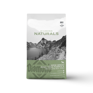 Diamond Naturals Large Breed Adult Dog Formula Rich in Lamb Meal & Rice - 15 KG دايموند ناتشورال - تركيبة للكلاب الكبيرة الحجم غنية بلحم الضأن والأرز