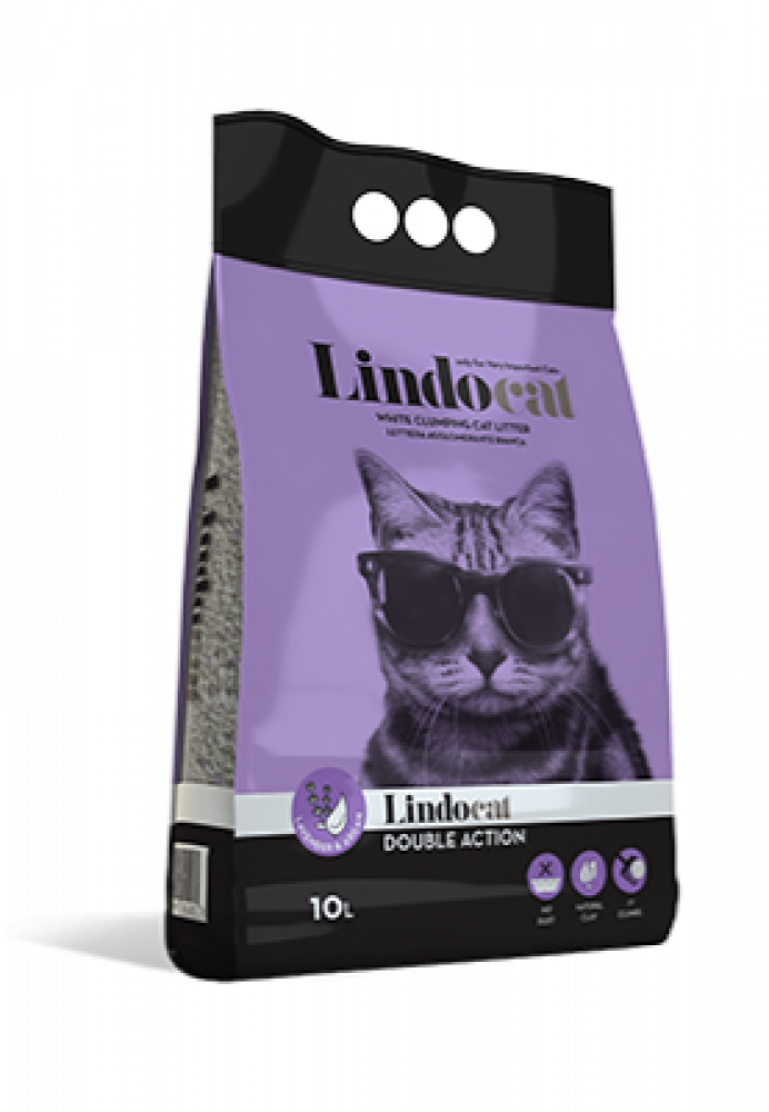 Lindo Cat - Lavender & Argan Double Fragrance Cat Sand - 10 L