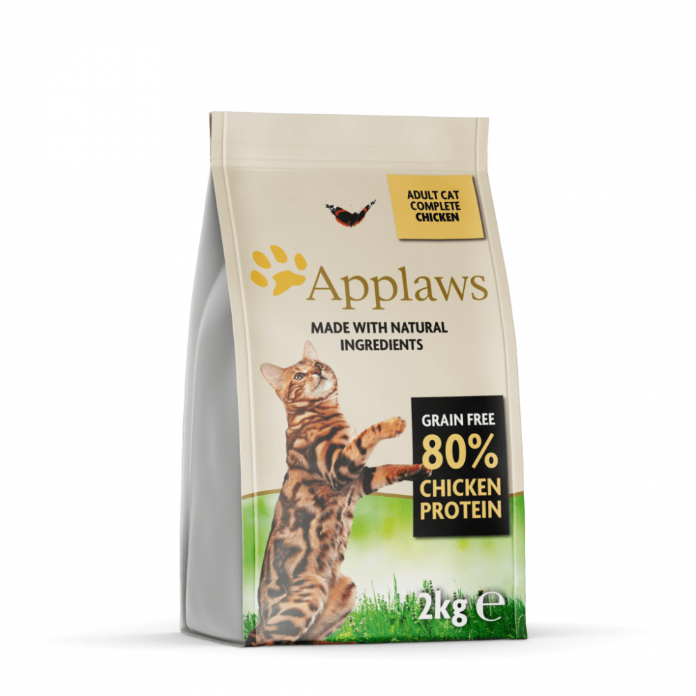 Applaws Complete Chicken Formula Dry Food For Adult Cat - أبلاوز طعام جاف للقطط البالغة وصفة الدجاج المتكاملة