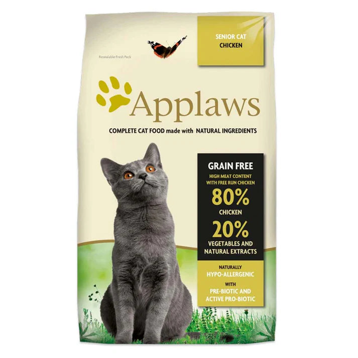 Applaws - Cat Dry Food - Chicken For Senior Cat - 2kg