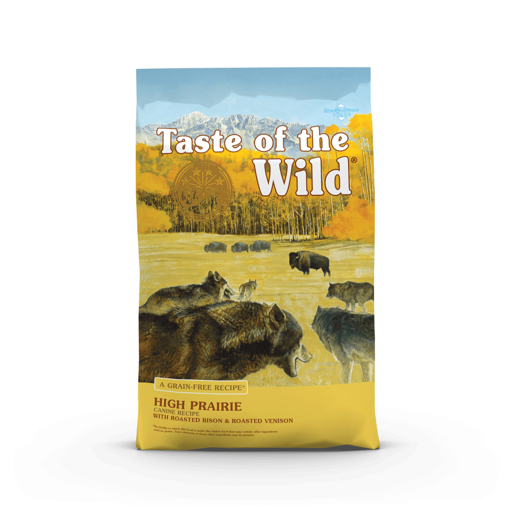 Taste Of The Wild - High Prairie Canine Formula with Bison & Roasted Venison تيست اوف ذا وايلد - طعام جاف للكلاب بالبايسون والغزال المحمص