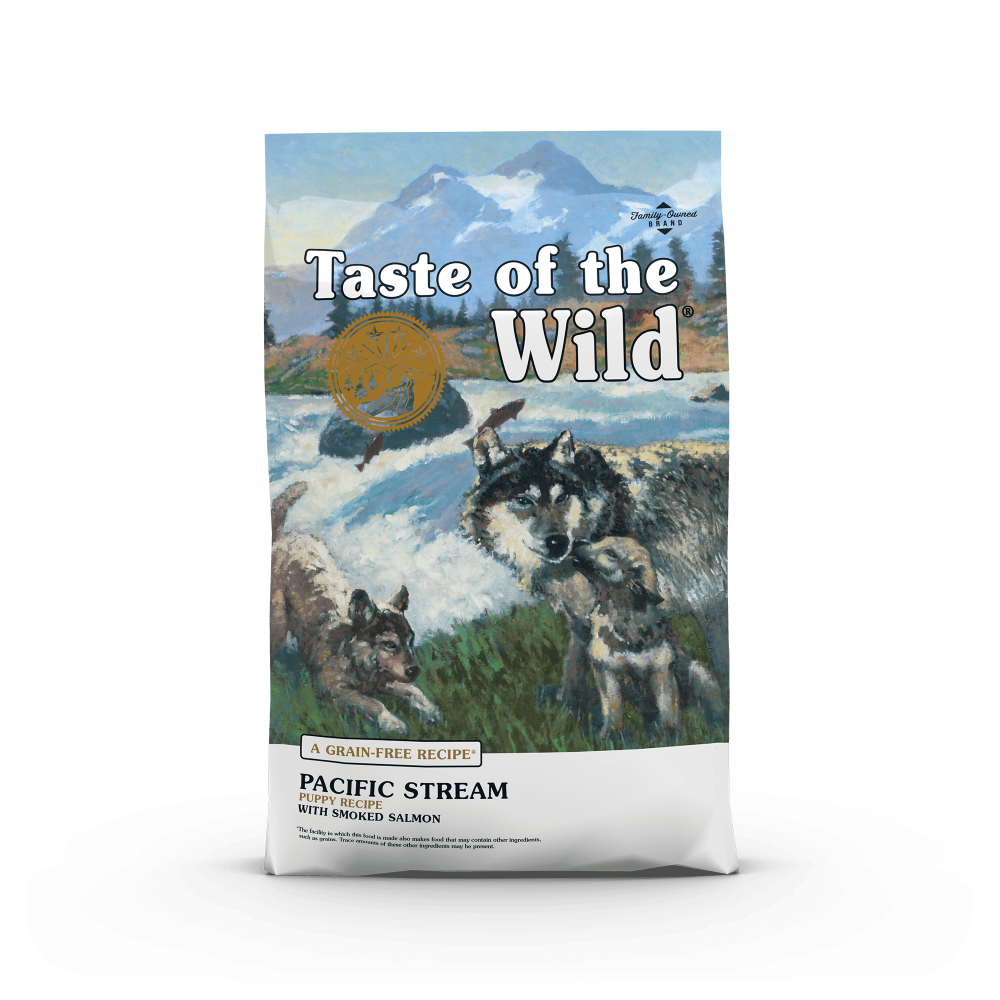 Taste Of The Wild - Pacific Stream Puppy Formula With Smoked Salmon تيست اوف ذا وايلد - باسيفيك ستريم طعام جاف للجراء بالسالمون المدخن