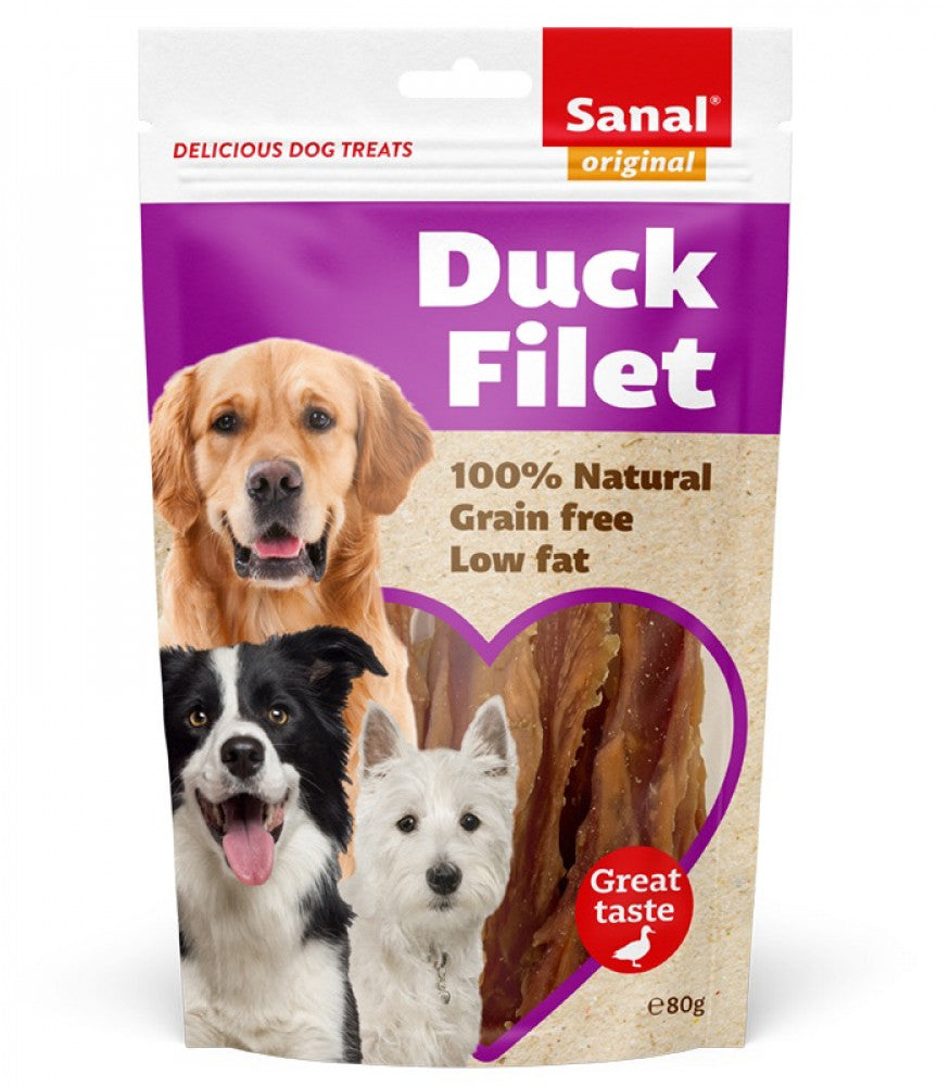 SANAL - Duck Filet 80g سنال مكافآت للكلاب - فيليه البط