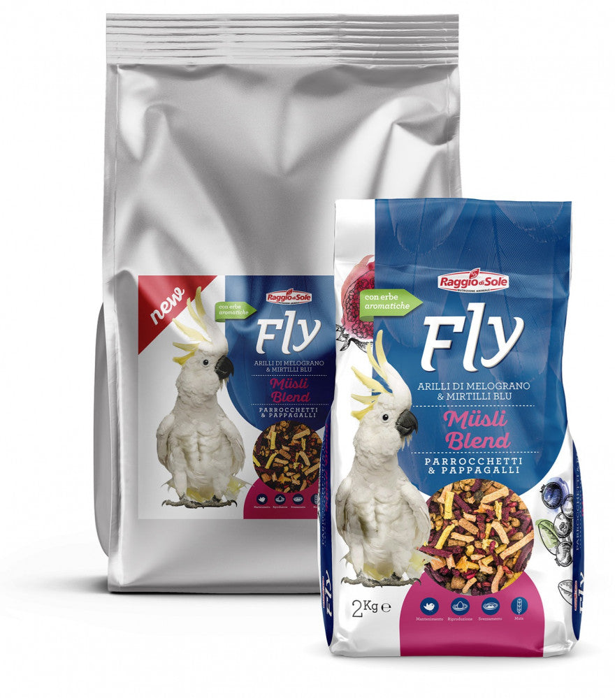 Raggio di Sole - Fly Musli Blend, food for parrots