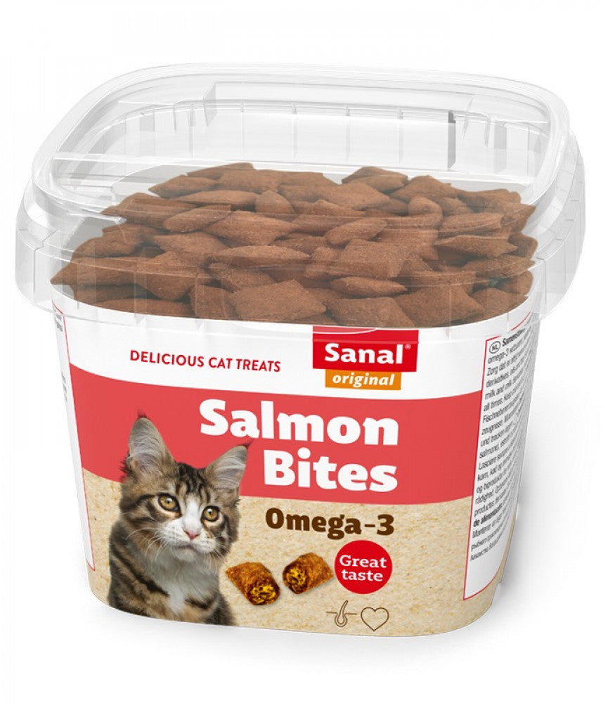سنال مكافآت صحية أقراص بالسالمون للقطط 75g