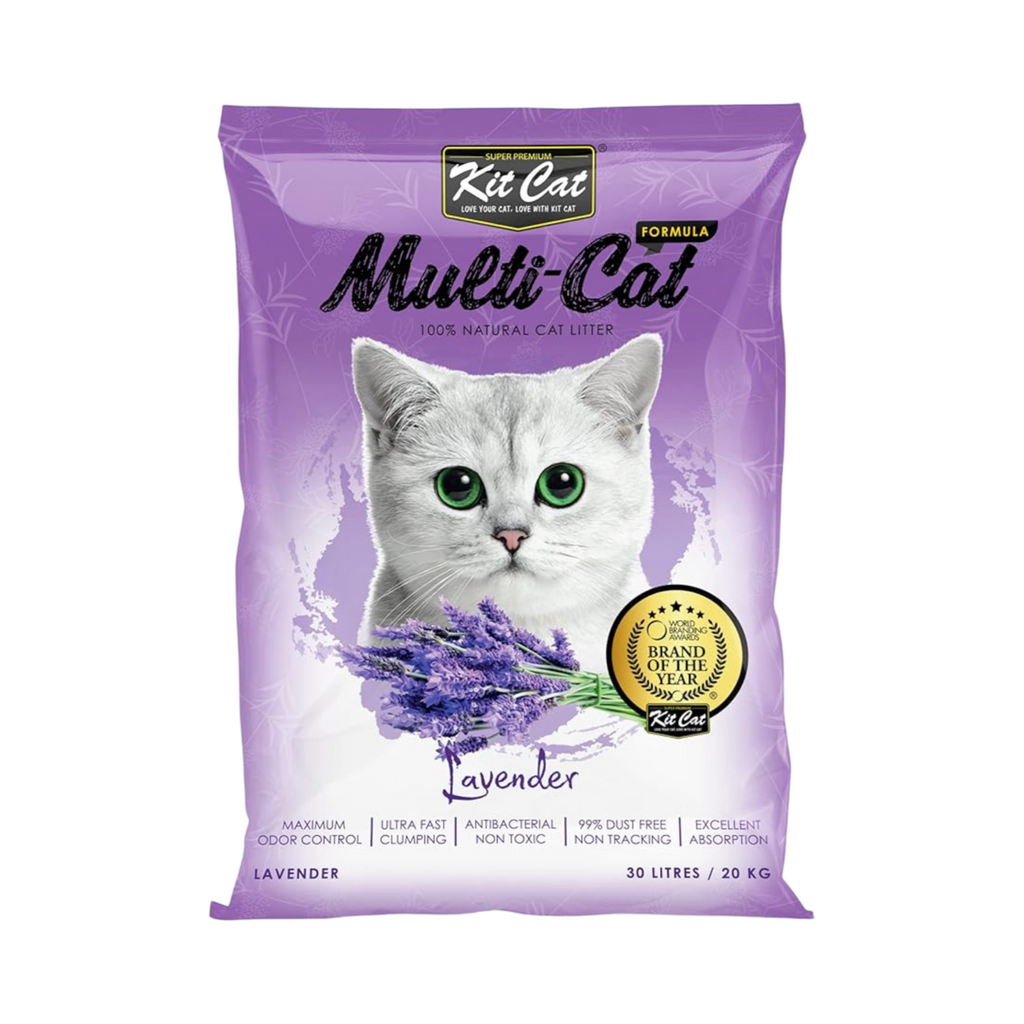 Kit Cat - Multi-Cat Formula With Lavender Scent - 30L