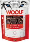 WOOLF - BEEF SUSHI WITH COD' Complementary Snacks For Dogs - 100g