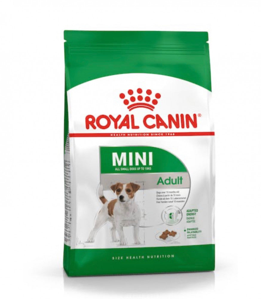 Royal Canin - Mini Adult dry food for adult dogs (small size) 8 kg - رويال كانين - ميني ادولت طعام جاف للكلاب البالغة (صغيرة الحجم) 8 كج