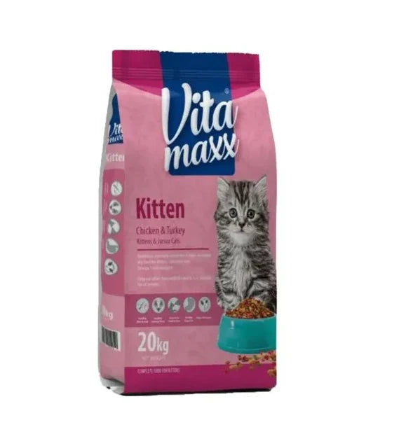 Vita Maxx - Chicken & Turkey Dry Food for Kitten - 20kg