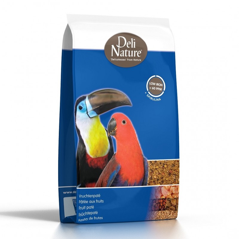 Deli Nature - Egg food Toucan & Eclectus- Low Iron < 80 PPM - 10Kg