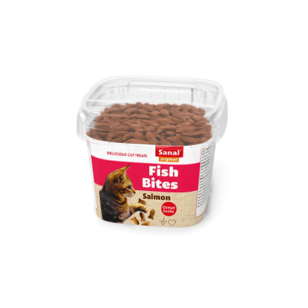Sanal - Fish Bites Salmon For Cats - 75g