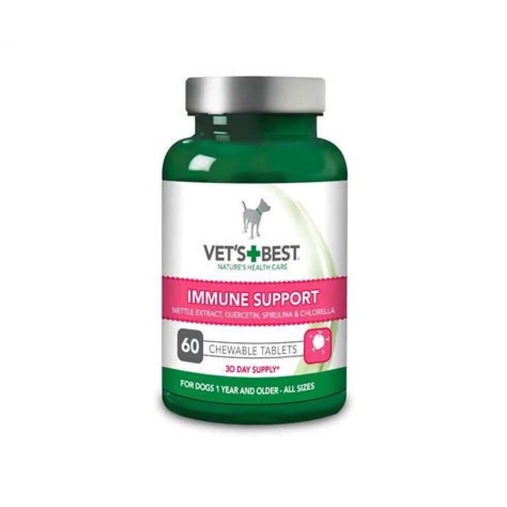 VET'S + Best - Immune Support Health Tablets for Dogs - 60 Tablets - فيتس بيست - داعم لمناعة الكلاب ( 60 قرص قابل للمضغ)