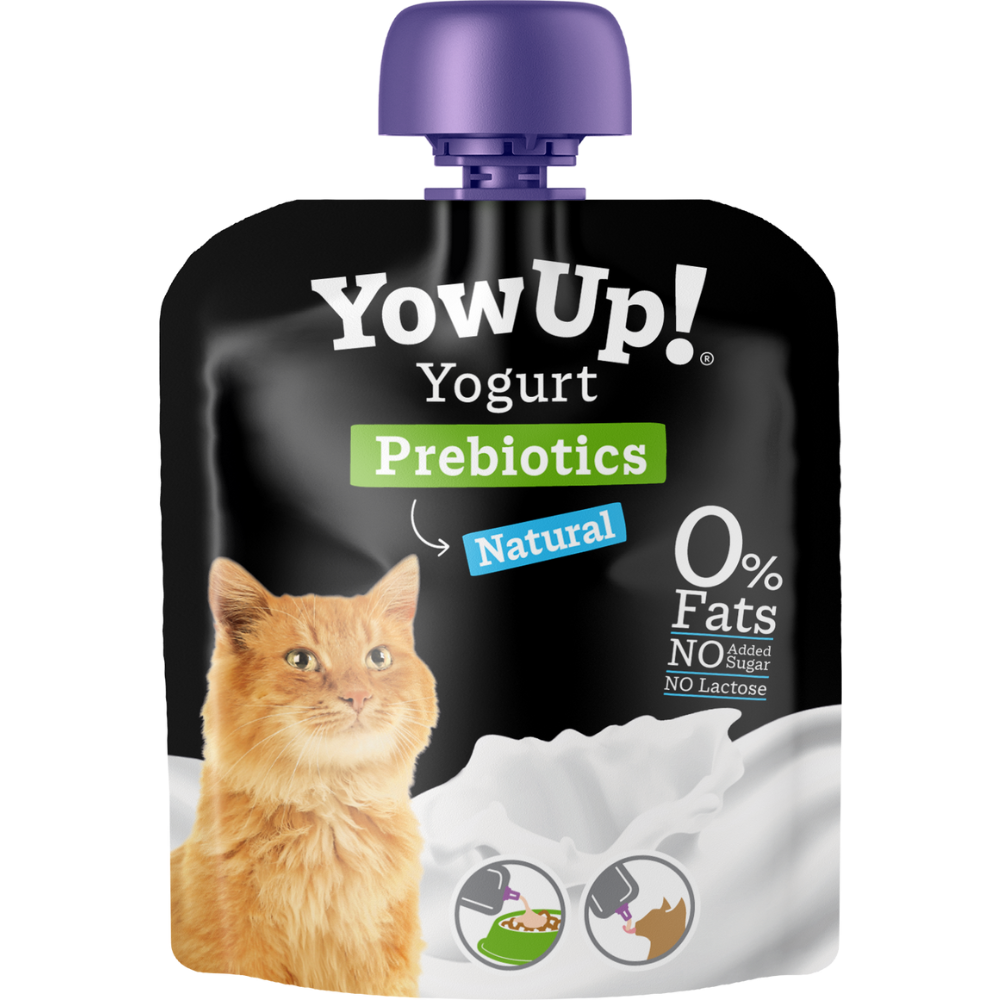 Yow Up - Natural Yogurt with Prebiotics Pouch For Cats