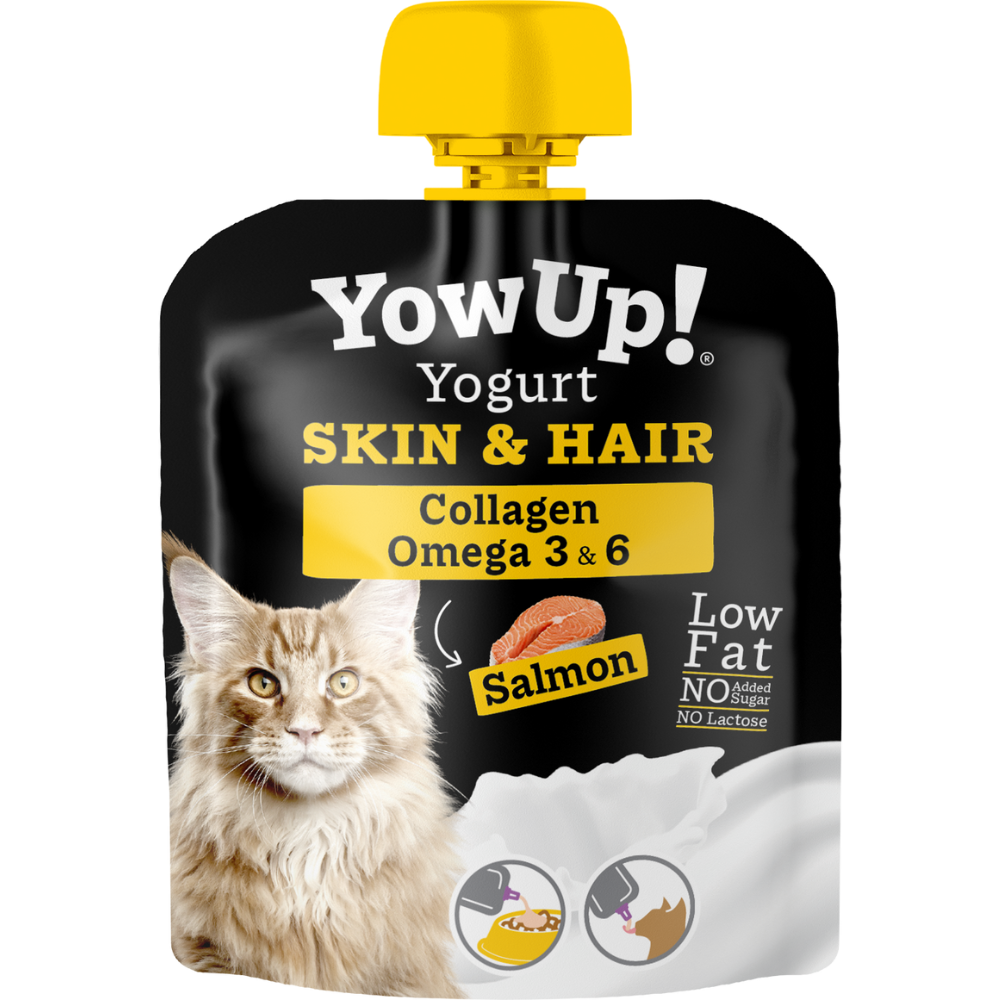 Yow Up - Yogurt with Salmon - Skin & Hair For Cats