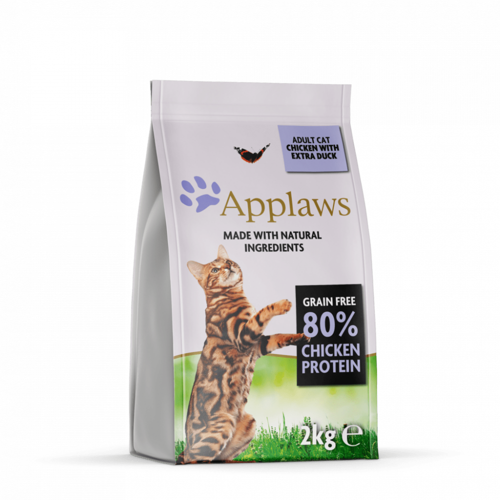 Applaws Dry Cat Food Chicken With Duck For Adult Cats - أبلاوز طعام جاف للقطط البالغة بالدجاج والبط